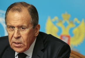 Šéf ruské diplomacie Lavrov.