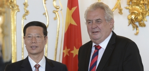 Prezident Miloš Zeman se setkal s prvním čínským vicepremiérem Čang Kao-liem.