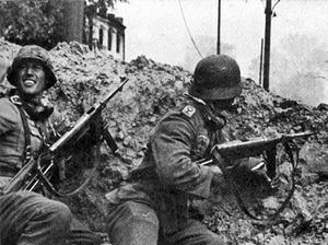 Vojáci wehrmachtu u Stalingradu.