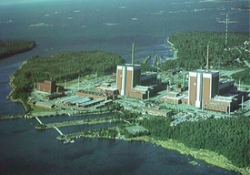 Finská jaderná elektrárna Olkiluoto v roce 2002.