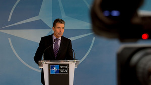 Šéf NATO Rasmussen.