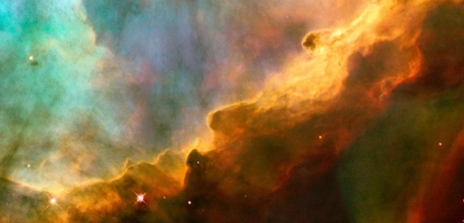 Hvězdná porodnice v mlhovině Omega 5500 světelných let od Země.