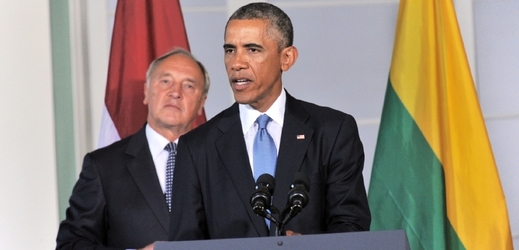 Barack Obama v estonském Tallinnu.