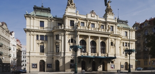 Budova Vinohradského divadla v Praze.