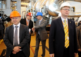 Místopředseda vlády Pavel Bělobrádek navštívil jadernou elektrárnu Temelín.