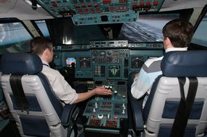 Ruské aerolinky šetří na výcviku pilotů. Na snímku trenažér Aeroflotu.
