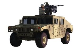 Humvee americké armády (model) do každého kampusu... 