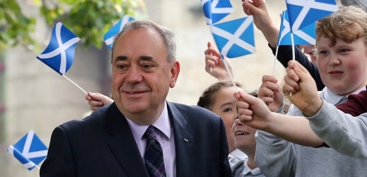 Skotský první minsur Salmond - vášnivý a uznávaný zastánce nezávislosti.
