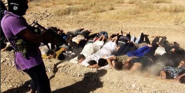 Popravy zajatců bojovníky z IS.