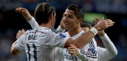 Cristiano Ronaldo a Gareth Bale z Realu Madrid.