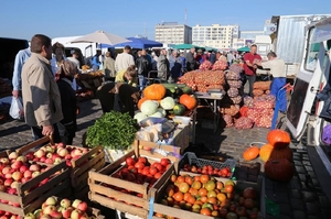 Na tržišti v Kaliningradu.