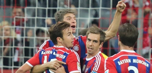 Slavící Bayern Mnichov.