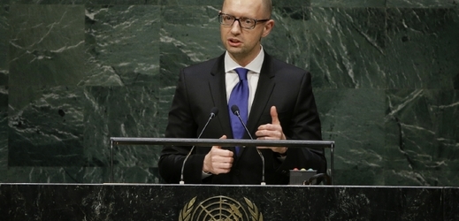 Jaceňuk na VS OSN.
