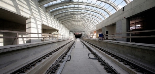 Nová stanice metra A v Motole.