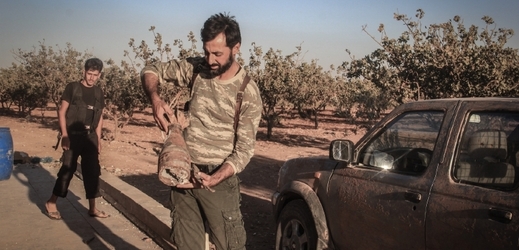 Bojovník syrské opozice.
