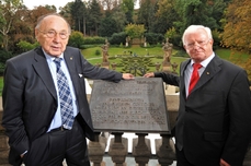 Hans-Dietrich Genscher (vlevo) a Rudolf Seiters.