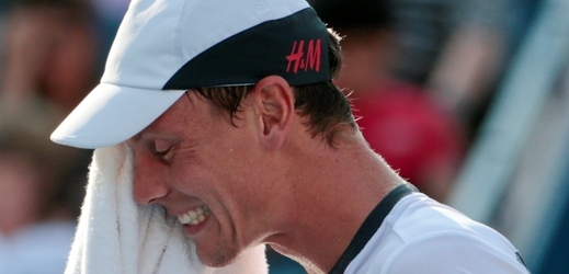 Tenista Tomáš Berdych vstoupil úspěšně do turnaje v Pekingu. 