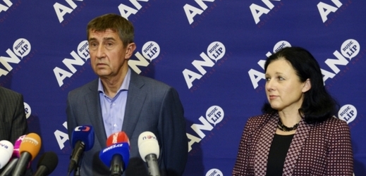 Andrej Babiš a Věra Jourová.