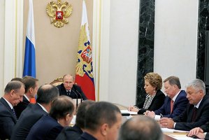 Putin v čele ruské bezpečnostní rady.