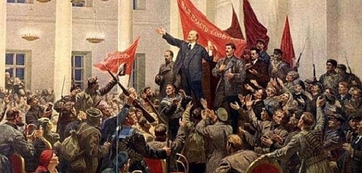 Lenin jako jeden z hlavních vůdců VŘSR.