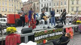 Před pochodem se odehrál koncert na Staroměstském náměstí.