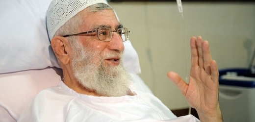 Alí Chameneí v nemocnici.