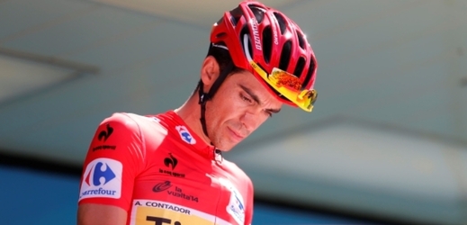 Španělský cyklistika Alberto Contador.