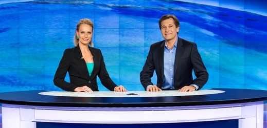 Kristina Kloubková a Martin Pouva je novou moderátorskou dvojicí Televizních novin. 