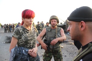 Ženy v řadách separatistů.