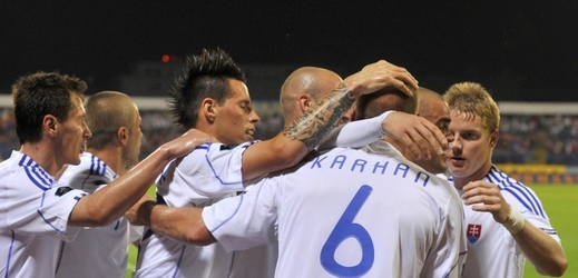 Slovenští fotbalisté v kvalifikaci o mistrovství Evropy doma senzačně porazili favorizované Španělsko 2:1.