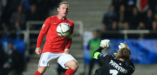 O výhře Anglie nad Estonskem rozhodl kapitán Wayne Rooney.
