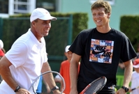Ivan Lendl (vlevo) s Tomášem Berdychem (na snímku z roku 2011).