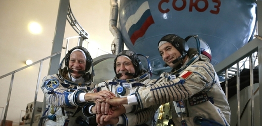 Kosmonauti na ISS.