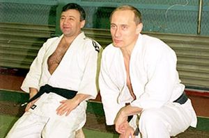 Putin a Rotenberg spolu trénovali a zápasili v judu.