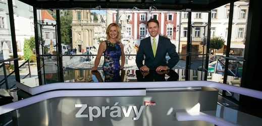 Stávající moderátoři Zpráv FTV Prima Terezie Kašparovská a Tomáš Hauptvogel. 