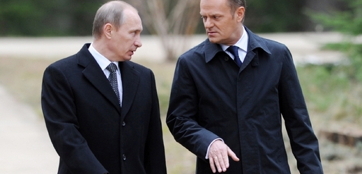 Putin a Tusk v roce 2010.