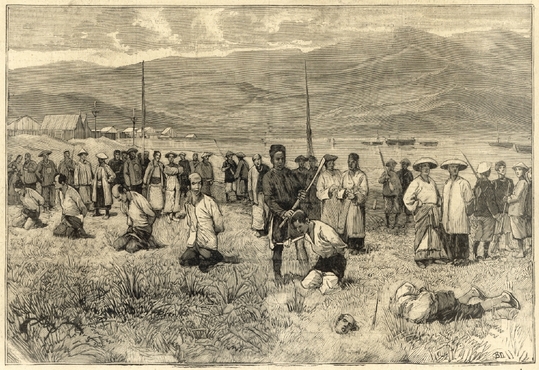 Hromadná poprava v Číně roku 1891.