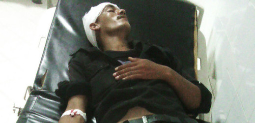 Egyptský voják zraněný při útoku ozbrojenců na kontrolní stanic na Sinajském poloostrově.