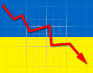 S ukrajinskou ekonomikou to jde prudce z kopce.