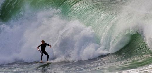 Dvacetiletý surfař seskočil z prkna a šlápl žralokovi na hlavu(ilustrační foto).