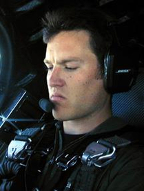Devětatřicetiletý pilot Michael Alsbury, který při havárii zemřel.