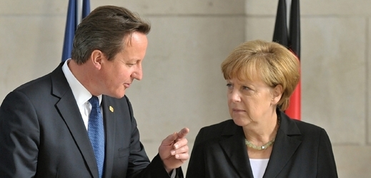 Angela Merkelová a David Cameron.