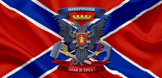 Vlajka a znak Novoruska.
