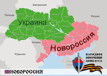 Mapa historického Novoruska.