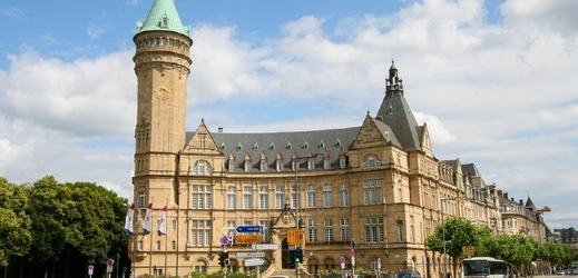 Budova banky v Lucembursku (ilustrační foto).