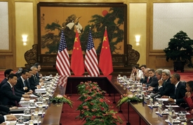 Obama se sešel se Si Ťin-pchingem k prvním formálním rozhovorům po více než roce.