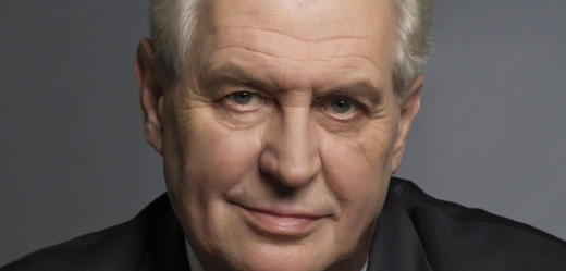 Oficiální prezidentský portrét Miloše Zemana.