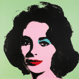 Portrét Elizabeth Taylorové od Andyho Warhola byl vydražen za 31,5 milionu dolarů.