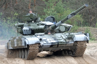 Tank ukrajinské armády.