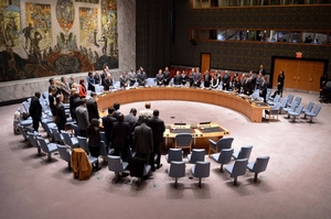 Zasedání Rady bezpečnosti OSN.